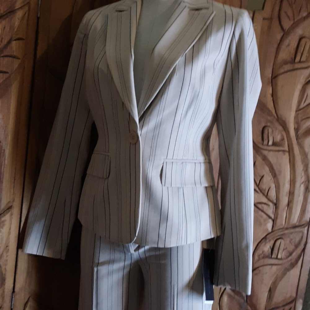 Pinstripe Suit Kenneth Cole NWT